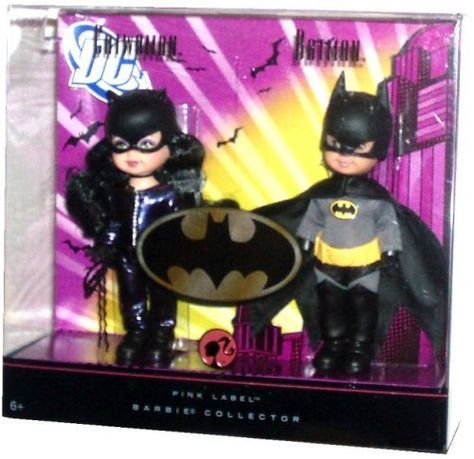 Catwoman And Batman, Batman Gifts, Batman Toys, Barbie Kelly, Barbie Doll Set, Barbie Sets, Batman And Catwoman, Barbie Toys, Barbie Collector