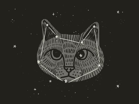 INKTOBER 25 - CONSTELLATION cat inktober constellation Cat Constellation, Constellation Wallpaper, Constellation Illustration, Visual Puns, Star Constellations, Red Cat, Profile Pictures, Animal Illustration, Yearbook