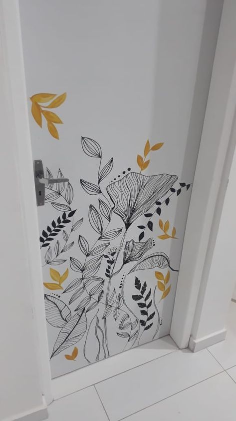 Posca Wall Art, Posca Mural, Wall Murals Diy, Interior Murals, Diy Wall Painting, Room Wall Painting, Wall Painting Decor, Wall Murals Painted, Wall Drawing