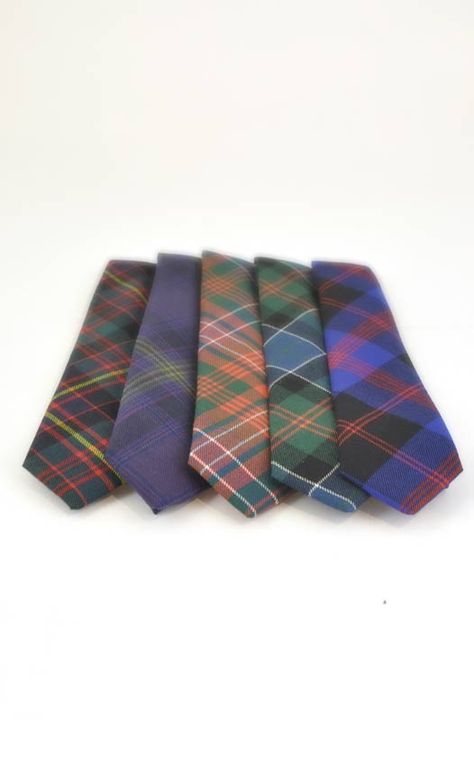 Classic Tartan Tie, Medium Weight  | premium Scottish quality | CLAN by Scotweb Irish Tartan, Tartan Tie, Tartan Accessories, Formal Tie, Luxury Ties, Wool Tie, Tie Men, Unique Ties, Tie Length