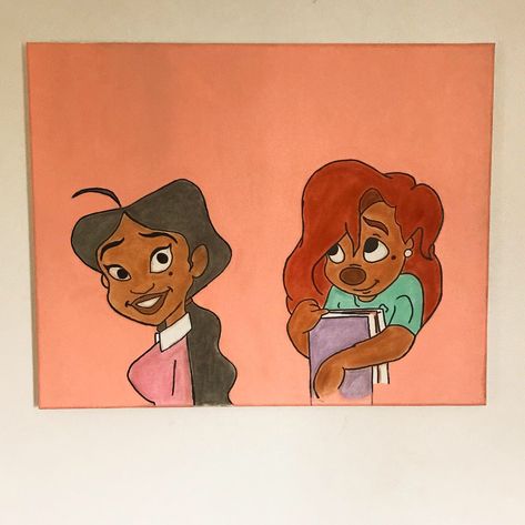 Penny Proud Drawing, Penny Proud Painting Canvas, Penny Proud Painting, Penny Proud, Inspiration Painting, Family Painting, Cute Canvas Paintings, Canvas Drawings, Cute Canvas