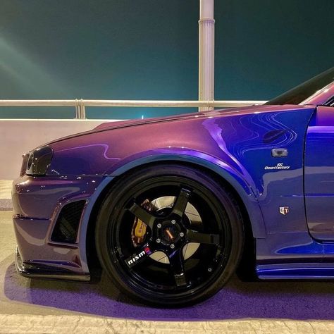 Midnight Purple Car, Midnight Purple, Purple Car, Nissan Gtr Skyline, Skyline Gt, Nissan Gtr, Nissan Gt-r, Gt R, Nissan Skyline