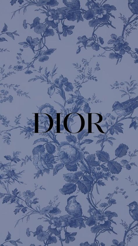 Arsthetic blue flower wallpaper with black DIOR logo for phone screen Cute Dior Wallpapers, Blue Dior Wallpapers, Dior Homescreen, Dior Blue Aesthetic, Navy Blue Posters, Wallpaper Iphone Dior, Wallpaper Iphone Theme, Navy Blue Wallpaper Aesthetic, Blue Themed Wallpaper