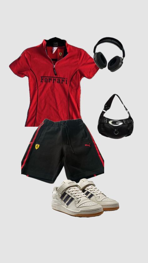 #outfitinpso #outfit #ferrari F1 Charles Leclerc, Race Outfit, Race Day Outfits, Gym Workout Outfits, Thank Me Later, Cute Outfits For School, Charles Leclerc, Kpop Fashion Outfits, I Got You