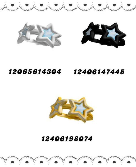 Roblox Cute Accessories Codes, Roblox Codes Accessoires, Accessory Codes, Roblox Item Codes, Code Brookhaven, Punk Cats, Emo Outfit Ideas, Roblox Accessories, Id Brookhaven