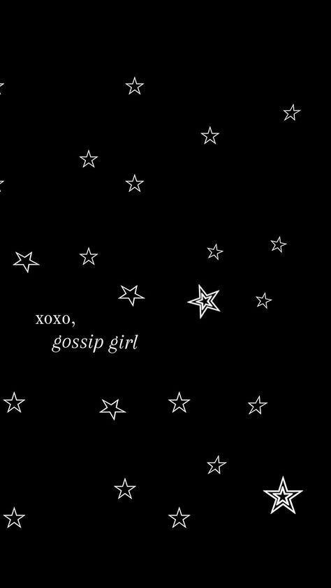 Godsip Girl Wallpapers, Gossip Girl Wallpaper Iphone, Gossip Girls Aesthetics, Cool Girl Wallpaper Iphone, Gossip Girl Background, Black White Wallpaper Iphone, Star Girl Aesthetic Wallpaper, Xoxo Gossip Girl Wallpaper, Aesthetic Star Wallpaper