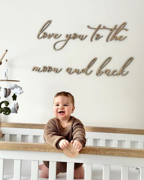 … love you to the moon and back 🌙 This sign is so DREAMY 🥹 Available in a range of sizes and colours, it’s the perfect finishing touch to your little one’s nursery ☁️ DM to order 💬 #loveyoutothemoonandback #dreamynursery #moontheme #personalisedgiftideas #newbaby #newbabygift #newbabygifts #wallnamesign #wallnameplate #wallnameplaque #namesign #nameplaque #nameplate #babynamesign #kidsnamesign #childrensnamesigns #kidsroom #kidsroomdecor #safarinursery #nursery #nurserydecor #nurserydes... Love You To The Moon And Back Nursery, Dreamy Nursery, Moon Nursery, Box Studio, Nursery Inspo, Baby Name Signs, Safari Nursery, Name Plaques, Treasure Box