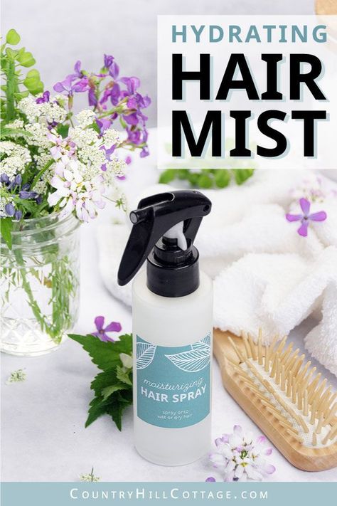 Diy Hair Fragrance Mist, Diy Hair Mist, Glycerin For Hair, Hair Perfume Diy, Hair Oil Spray, Hair Oil For Dry Hair, Diy Hair Spray, Natural Hair Spray, Diy Hair Oil