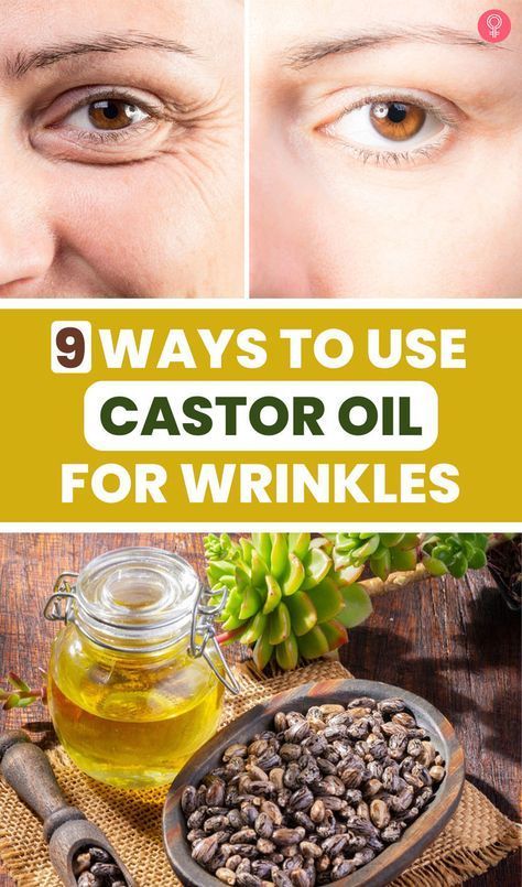 Castor oil is a wonderful ingredient that helps solve several issues, like pigmentation and signs of premature aging. Many people swear by using castor oil as a remedy for wrinkles as it may moisturize and hydrate the skin to keep it plump, thus minimizing the appearance of fine lines. #homeremedies #oils #skin #skincare #eyes #beauty #beautytips #haircare Castor Oil For Wrinkles, Castor Oil Benefits Skin, Using Castor Oil, Castor Oil For Face, Wrinkles Under Eyes, Castor Oil Uses, Caster Oil, Castor Oil Benefits, Wrinkle Remedies