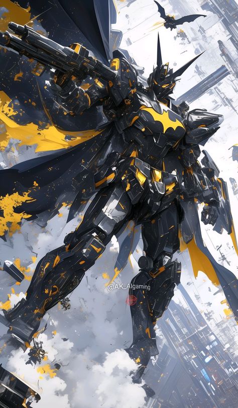 🦇🤖 Unleash the futuristic vibes with this epic concept - Batman as a cybernetic Mecha! 🌟 Inspired by the Gundam anime, this fusion is a… | Instagram Gundam Concept Art, Legendary Fanart, Gundam Concept, Gundam Anime, Gotham, Gundam, Follow For More, Art Artist, Check It Out