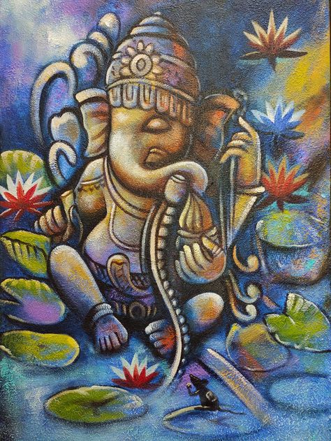 2024 Drawing, Chinese Dragon Art, Bird Craft, Bengali Art, Painting Fabric, Ganesh Ji, Bottle Craft, Ganesh Art, Ganesh Images