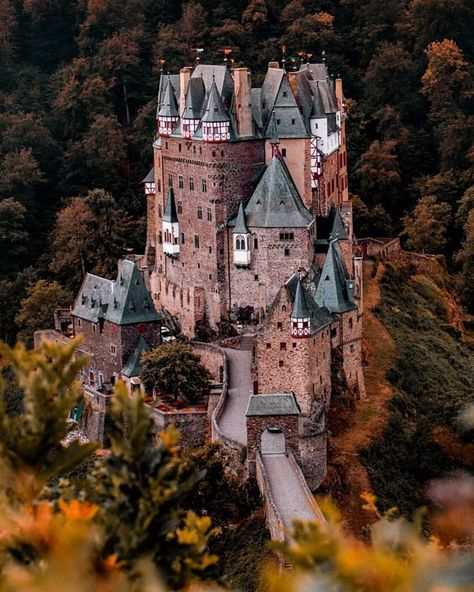 Burg Eltz Castle, Eltz Castle, Castle Germany, Castle Mansion, Beauty Places, Destination Voyage, Beautiful Castles, Stately Home, Senior Dog