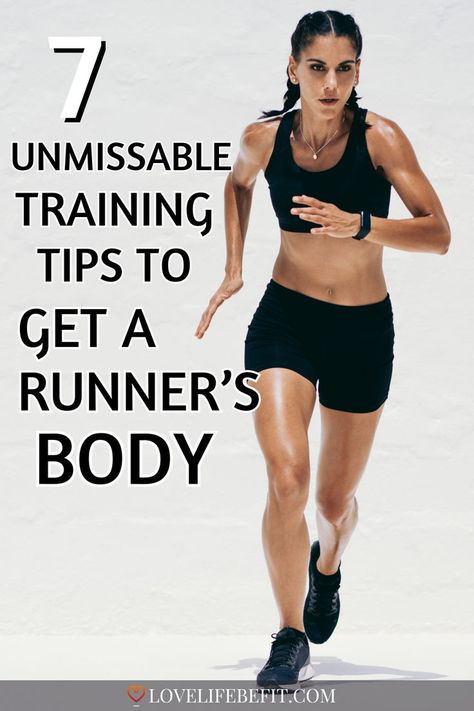 Image of a fit woman with a runner's body training Runner Body Type, Running Everyday Before And After, Runners Body Transformation, Running Body Transformation, Running Plans, Cross Training For Runners, Body Physique, Running Schedule, Runners Body