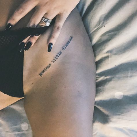 Intimate Tattoo, Tattoo Typewriter, Hip Bone Tattoo, Tattoo On Hip Bone, Bone Tattoo, Petit Tattoo, Hip Bone, Bone Tattoos, Hip Tattoos Women