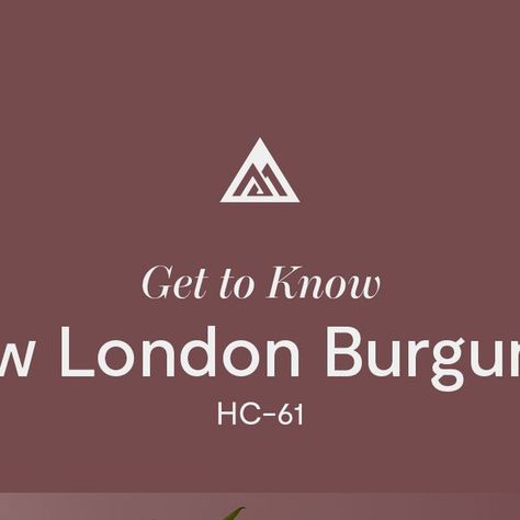 Benjamin Moore on Instagram: "Who's ready to fall in love with New London Burgundy HC-61? A distinguished hue from our popular Historical Collection, this deep red features violet undertones for a smoky, romantic look. Swipe through to see a classic color pairing and explore similar shades, then try it in a color sample now from our website or your locally owned store. #BenjaminMoore #Paint #Home #InteriorDesign" Benjamin Moore Burgundy, Light Burgundy Paint Colors, New London Burgundy Benjamin Moore, Benjamin Moore New London Burgundy, Muted Red Paint Color, Ancient Burgundy Paint, New London Burgundy, Burgundy Paint Colors, Burgundy Paint