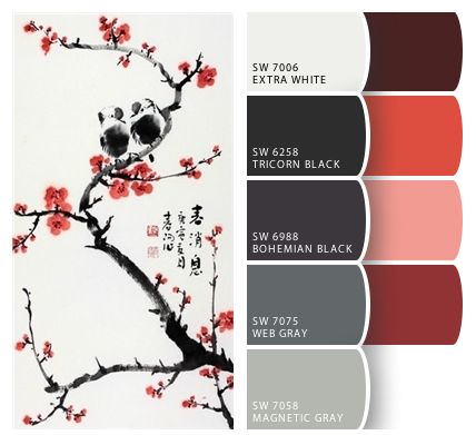 Chinese Restaurant Color Palette, Kitsune Color Palette, Japanese Design Color Palette, Japanese Color Pallete, Japan Color Palette, Japanese Color Palette, Chinese Color Palette, Minimal Color Palette, Rgb Color Codes