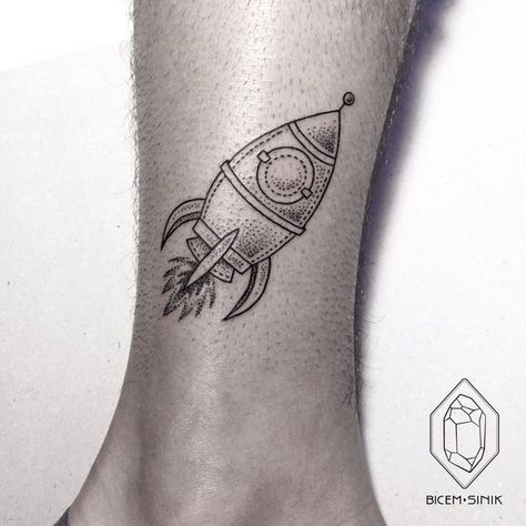 Rocketship Tattoo, Rocket Ship Tattoo, Rocket Tattoo, Astronaut Tattoo, Planet Tattoos, Alien Tattoo, Ship Tattoo, Space Tattoo, Classic Tattoo