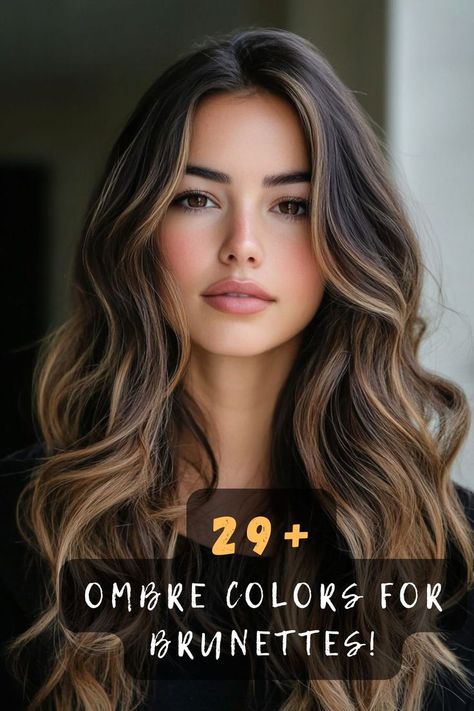 Ready to update your brunette hair? 🍂💇 Click to discover the best ombre shades that will give you a sensational seasonal transformation. Get inspired now! #OmbreShades #BrunetteHair #SeasonalStyle #HairTransformation #StyleInspiration Popular Hair Trends, Ombre Hair Color For Brunettes, Hair Colors For Brunettes, Colors For Brunettes, Popular Hair, Brunette Color, Hair Shades, Ombre Hair Color, Ombre Color