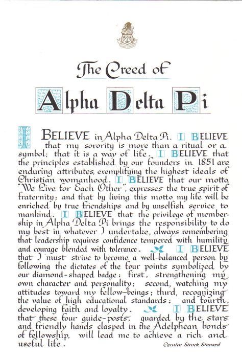 Pi Aesthetic, Alpha Delta Pi, Life Board, Alpha Delta, Sorority Girl, Sorority Life, A Way Of Life, Greek Life, Happy Thoughts