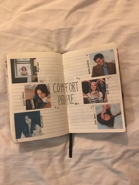 Comfort People Journal, Autumn Books, Bujo Ideas, Comfort People, Dot Journals, Aesthetic Coquette, Journal Inspo, Journal Aesthetic, Journal Page