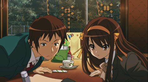 The Disappearance Of Haruhi Suzumiya, The Melancholy Of Haruhi Suzumiya, Haruhi Suzumiya, Kyoto Animation, Cute Profile Pictures, Matching Profile Pictures, Art Icon, Wallpaper Pc, Me Me Me Anime