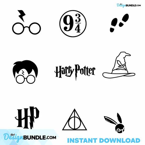 Harry Potter Svg, Harry Potter Bundle Svg, Bundle Svg, Cricut File, Check more at https://bestdesignbundle.com/product/harry-potter-svg-harry-potter-bundle-svg-bundle-svg-cricut-file-bulk210724dt11617/ Harry Potter Silhouette Art, Disney Shadow Box, Harry Potter Svg Files, Harry Potter Stencils, Harry Potter Silhouette, Bee Template, Grumpy Care Bear, Harry Potter Symbols, Harry Potter Svg