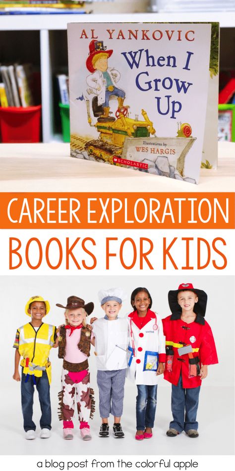 Career Exploration Activities, Exploration Activities, Career Lessons, Career Books, Elementary School Counselor, Explorers Activities, Career Readiness, Career Day, Elementary Counseling