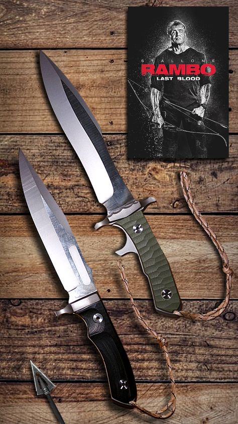 Rambo Knife, Knife Aesthetic, John Rambo, Tactical Swords, Benchmade Knives, Knife Patterns, Butcher Knife, Dagger Knife, Bushcraft Knives