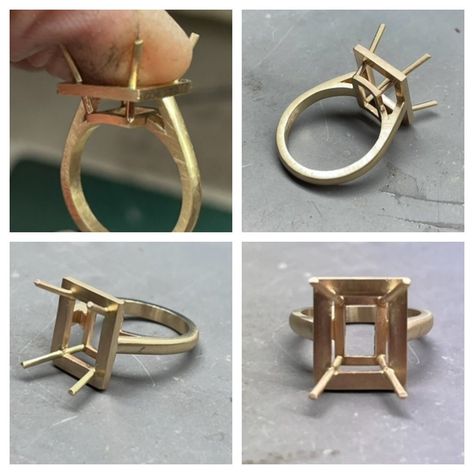 John Meszaros (@meszarosjohn) • Instagram-foto's en -video's Metal Smithing, Basket Setting, Stone Setting, Gems Jewelry, Stone Settings, Necklace Designs, Bezel Setting, Metal Working, Jewelry Inspiration