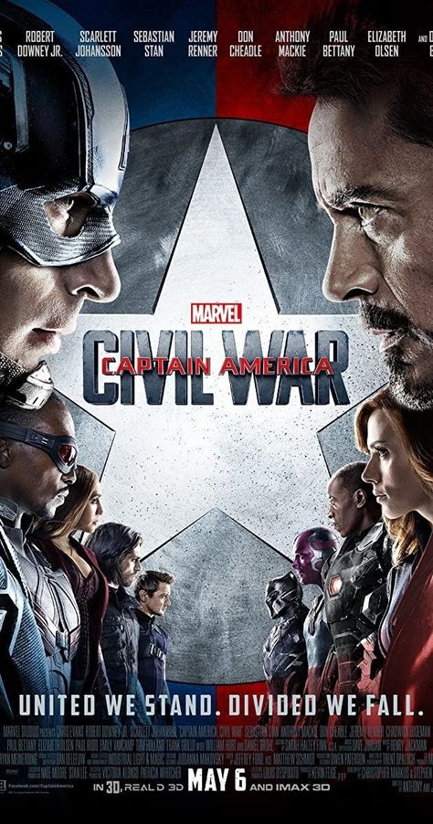 Avengers Movie Posters, Don Cheadle, Best Action Movies, Captain America Civil, Marvel Posters, United We Stand, Superhero Comics, Downey Junior, Fantasy Movies