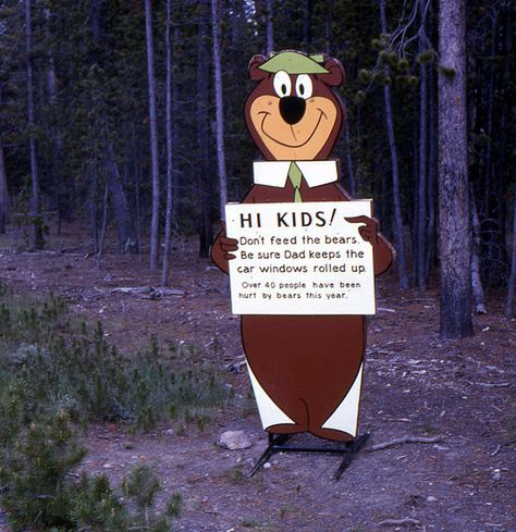 Explore grickily's photos on Flickr. grickily has uploaded 9176 photos to Flickr. Yogi Bear Jellystone Park, National Park Sign, Dont Feed The Bears, Banff National Park Canada, Australia History, Lake District National Park, Yogi Bear, Kayak Trip, National Parks Usa