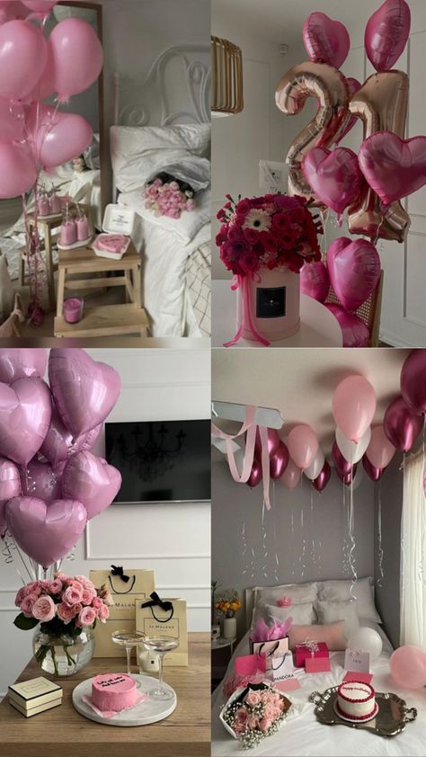 90th Birthday Ideas, Birthday Ideas For Mom, Surprise Birthday Decorations, 18th Birthday Party Themes, Dream Birthday, Sweet Sixteen Birthday Party Ideas, Girly Birthday Party, 16th Birthday Decorations, Girly Birthday