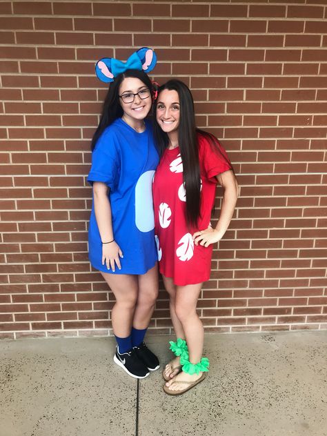 Lilo and stitch diy costume #lilo #stitch #costume #diy #disneycostume Lilo And Stitch Diy Costume, Lilo Costume Diy Women, Stitch Diy Costume, Lilo Y Stitch Disfraz, Diy Lilo And Stitch Costume, Lilo And Stitch Diy, Stitch Costume Diy, Lilo Stitch Costume, Lilo Costume