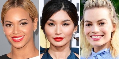 Face Shape Beyonce, Gemma Chan, Margot Robbie Gemma Chan, Square Face Shape, Mirror Mirror On The Wall, Diamond Face, Mirror On The Wall, What The Heck, Square Faces, Mirror Mirror, Margot Robbie