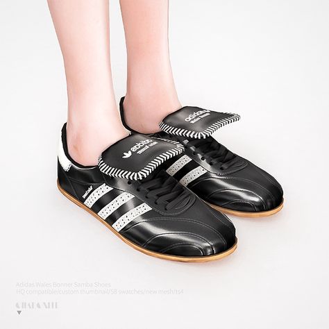 Adidas Wales Bonner Samba Shoes | Patreon Wales Bonner Samba, Adidas Wales Bonner, Samba Shoes, Cc Clothes, Wales Bonner, 8th Of March, Adidas Samba, Sims Cc, Please Do