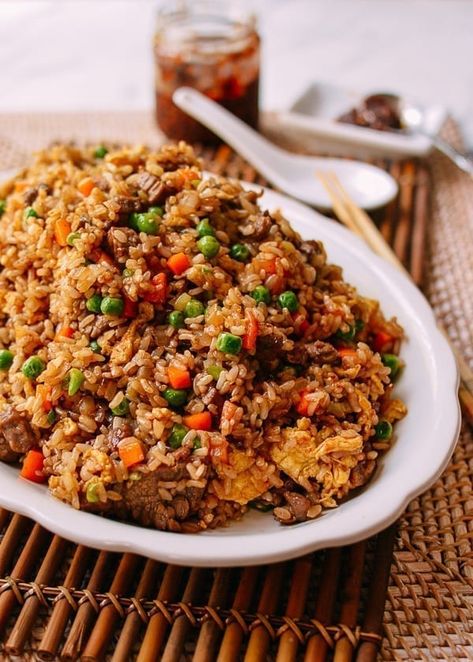 Young Chow Fried Rice, Wok Of Life, Woks Of Life, The Woks Of Life, Fried Brown Rice, Rice Recipes For Dinner, Brown Rice Recipes, Fried Vegetables, Woks