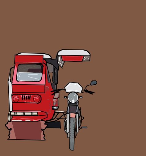 #DigiArt #motor #philippinesculture #PicsArtDraw Tricycle Philippines Drawing, Tricycle Drawing, Tricycle Philippines, Pooh Cake, Winnie The Pooh Cake, Philippines Culture, Motorcycle Sidecar, Infographic Poster, Bullet Journal Design Ideas