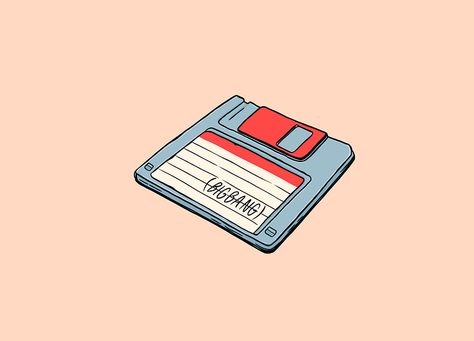 Floppy Disk Illustration, Floppy Disk, Artist Journal, Bigbang, Illustration Art