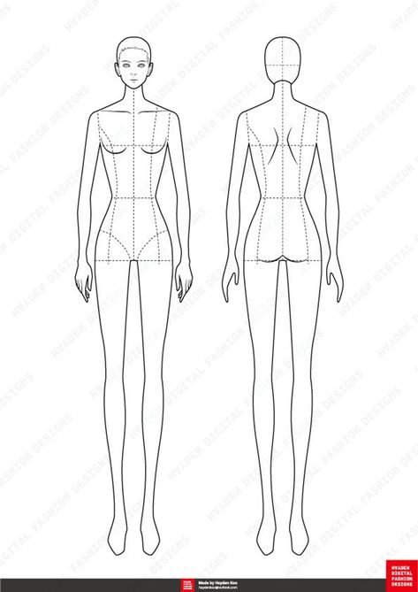 Head Figure Drawing, Poses For Fashion Illustration, Poses For Fashion, Figure Template, Fashion Illustration Template, Fashion Sketch Template, Fashion Model Drawing, Croquis Fashion, Fashion Figure Templates