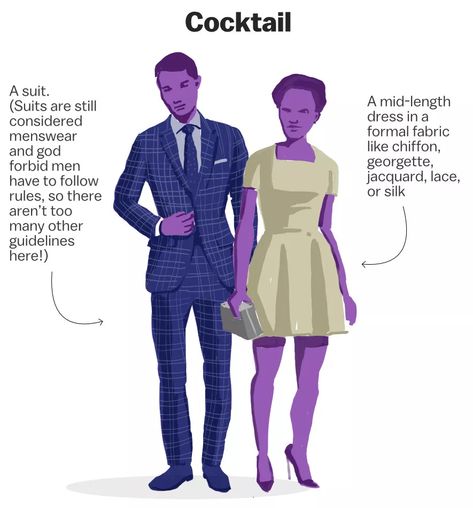 Decoding the wedding dress code - Vox Semiformal Wedding Attire, Wedding Attire Wording, Dressy Casual Wedding Attire, Dressy Casual Attire, Dressy Casual Wedding, Semi Formal Wedding Attire, Dress Code Guide, Wedding Attire For Women, Wedding Dress Code