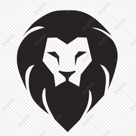 Face Silhouette, Animal Lion, Africa Animals, Animal Png, Cute Animal Illustration, Cute Lion, Lion Face, Silhouette Png, Cute Cartoon Animals