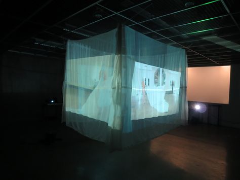 Projection Installation, Interactive Art Installation, Fabric Installation, Billy Elliot, Art Gallery Interior, Stage Set Design, Photography Exhibition, Projection Mapping, Interactive Art