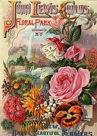 Childs Seed Company, 1891 | Roswell Yates | Flickr Vintage Seed Packets, Garden Catalogs, Flower Seeds Packets, Floral Park, Rice Paper Decoupage, Seed Catalogs, Decal Paper, Budget Planer, Seed Company