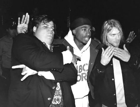 Kurt Cobain And Tupac, Kurt Cobain Pfp Funny, Kurt Cobain Pfp, 2pac Makaveli, Kurt Cobain Photos, Kurt And Courtney, Donald Cobain, Chris Farley, Gangster Rap