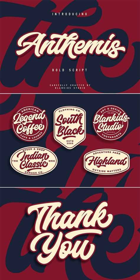 Anthemis Bold Script Font Typography Tips, Numbers Tattoo, Fonts Graphic Design, 10 Tattoo, Bold Script Font, Typography Ideas, Hand Lettering Styles, Design Dragon, Fonts For Designers