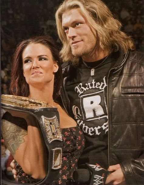 Edge And Lita, Lita Wwe, Edge Wwe, Wwe Edge, Wwe Lita, Wwe Trish, Wwf Diva, Aj Styles Wwe, Wwe Couples