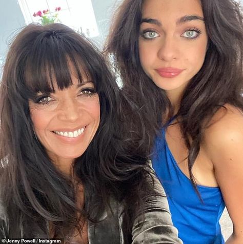 Family: Jenny Powell, 52, has admitted she is often mistaken for being her teenage daughte... Jenny Powell, Gemma Owen, Matt Goss, Jason Orange, Age Difference, Get A Boyfriend, Scantily Clad, Teenage Daughters, Love Island