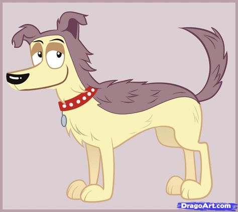 How to Draw Lucky, Pound Puppies. Drawing this for my little brother's birthday. ;) Pound Puppies Cartoon, Puppies Drawing, Cartoon Fanart, Puppy Drawing, My Little Pony Twilight, Pound Puppies, Body Base Drawing, Dog Nose, Disney Dogs