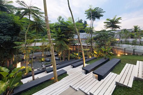 Gallery of Tanatap Ring Garden Coffee Shop / RAD+ar (Research Artistic Design + architecture) - 16 Garden Coffee Shop, Villa Project, Outdoor Restaurant Design, Asian Landscape, Rest Area, Garden Coffee, Site Analysis, Experience Center, Garden Cafe