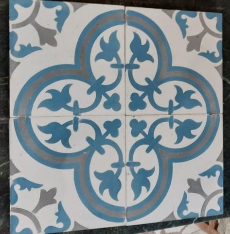 Athangudi Tiles, House Tiles, Tile Patterns, Blue Pattern, Tile, House Design, Grey, Drawings, Pattern